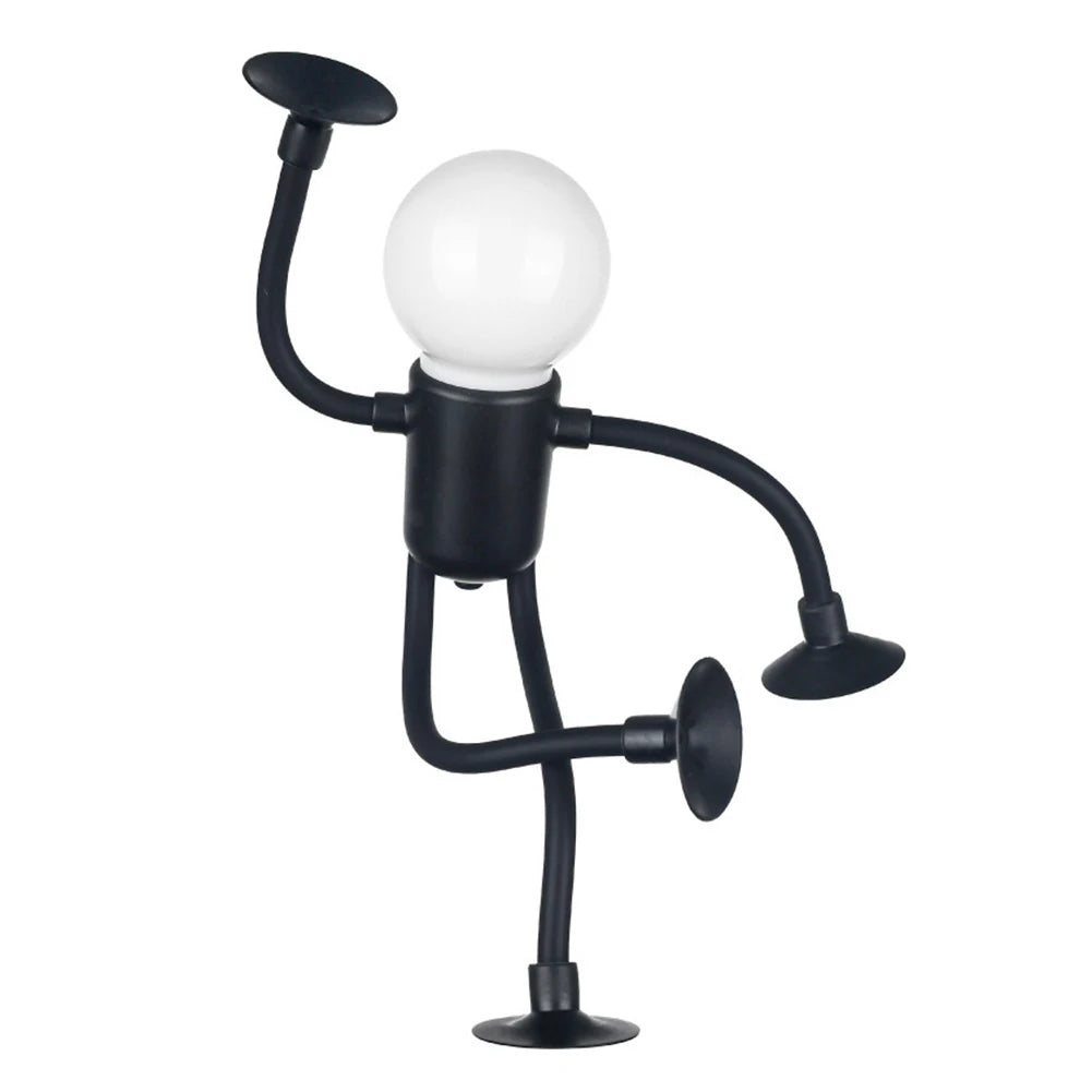 Cartoon Sportsman Night Light | Bendable Suction Cup Desk Lamp lifestyle view
