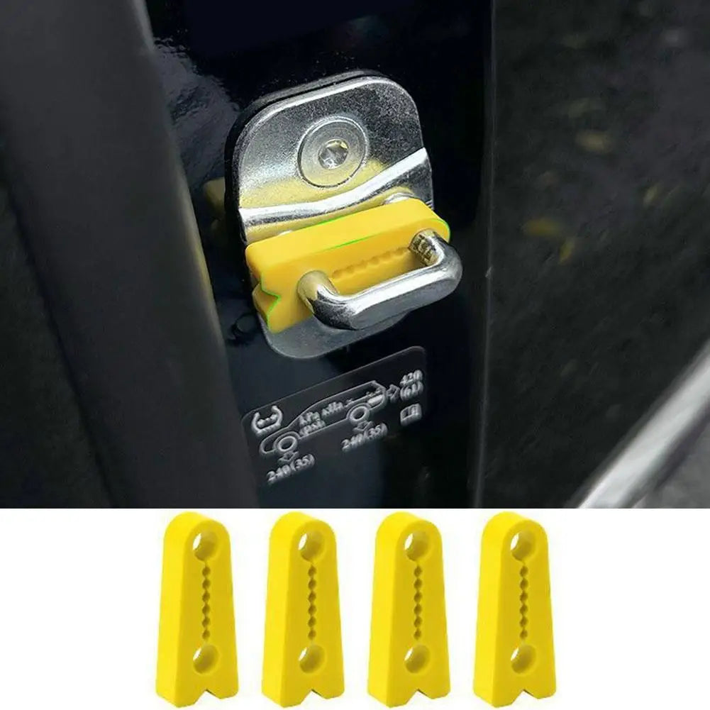 4pcs Silicone Car Door Latch Protector Covers