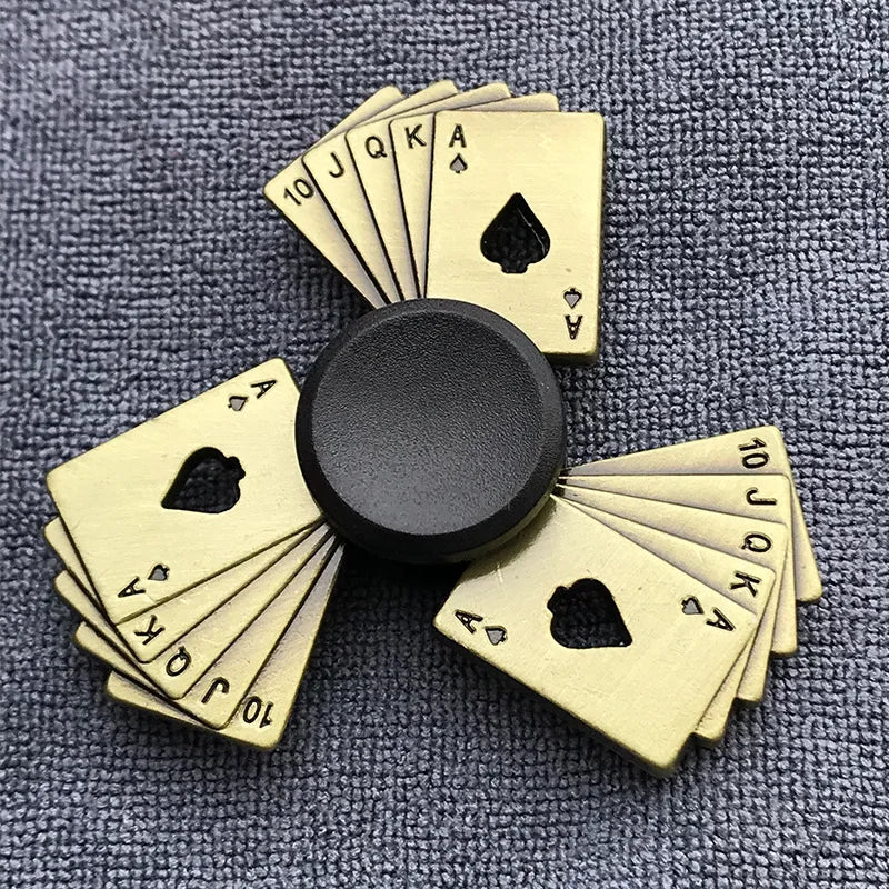 Bronze Metal Alloy Fidget Spinner | R188 Mute Bearing Hand Spinner for Stress Relief alternate view