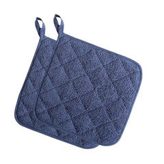 Thickened Cotton Square Placemat | Heat Resistant Table Mat for Dining Table close-up view