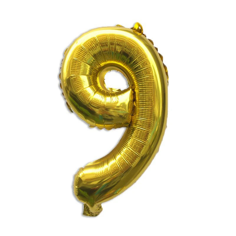 32 Inch Gold Foil Number Balloons | Birthday Party Decorations lifestyle view
