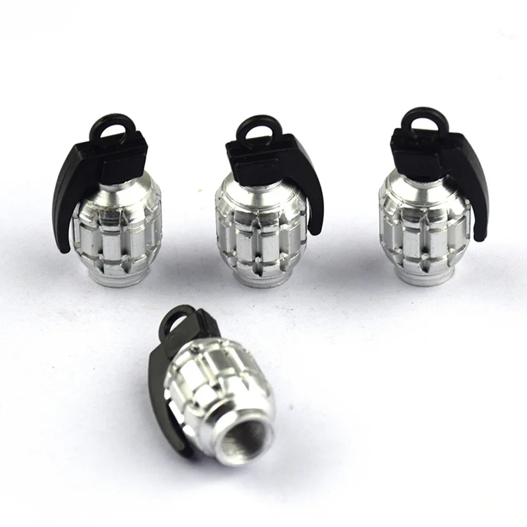 Aluminum Alloy Valve Stem Caps 4 Pack