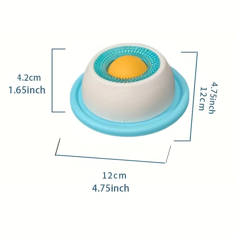 Pet Lick Mat Yogurt Licking Plate Slow Feeder for Dogs & Cats - Interactive Snack Bow alternate view