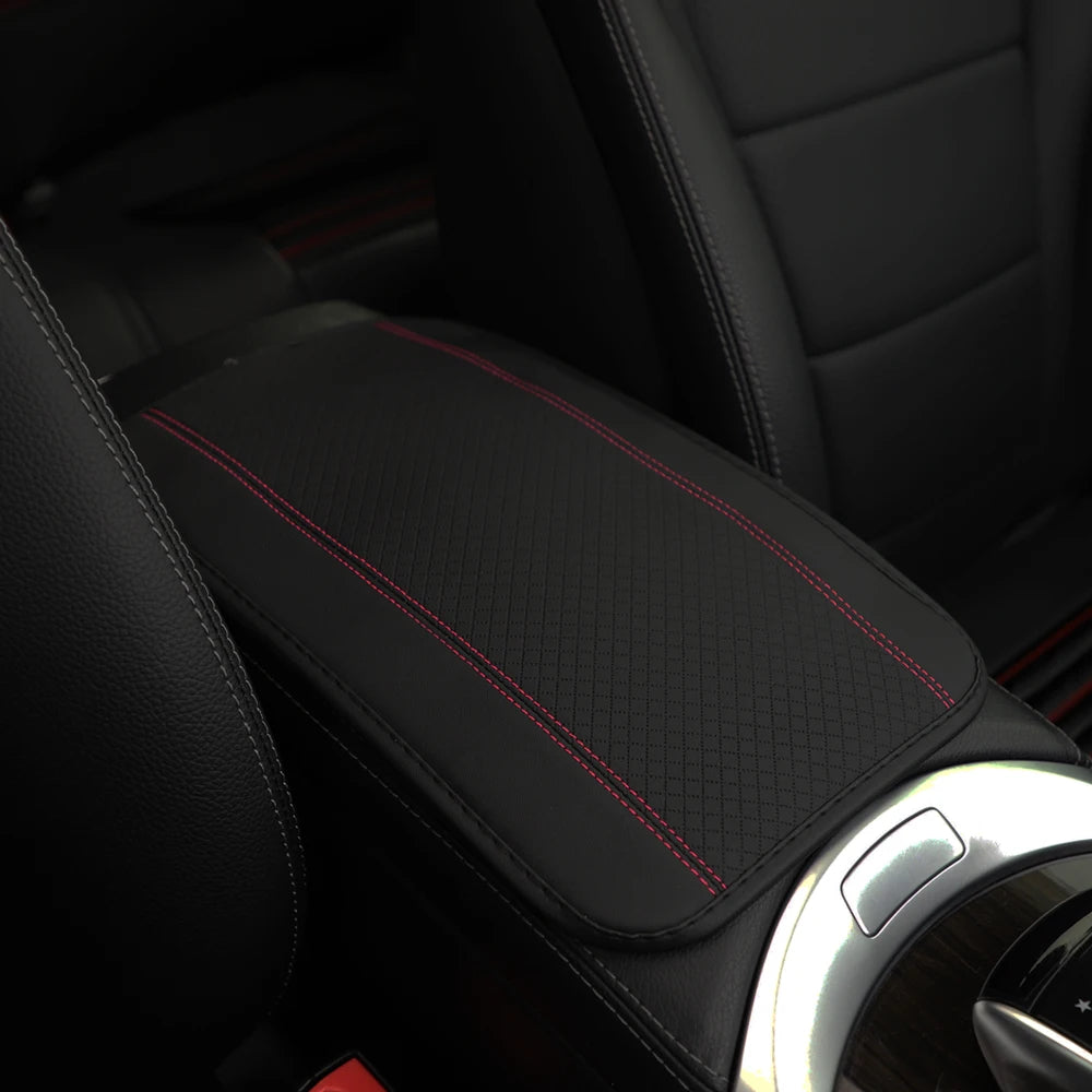 Car Armrest Pad Center Console Pad Artificial Leather detail view