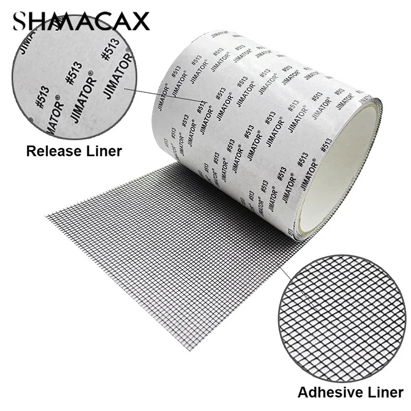5/10cm Window Mosquito Net Repair Tape | Self-Adhesive Screen Patch for Holes close-up view