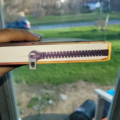 3D Printed Zipper Bookmark for Books, E-Readers, Diaries, Office Use and Gift for Book L detail view