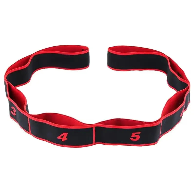 Yoga Stretch Resistance Band | Multi Loop Stretching Strap for Flexibility Training alternate view