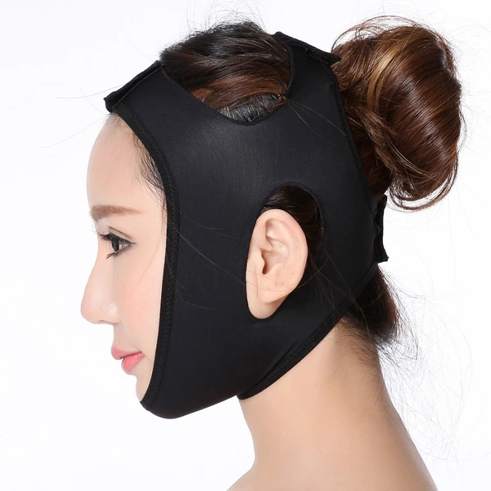 Elastic Face Slimming Bandage | V Line Face Shaper for Chin and Cheek Lift alternate view
