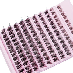 Lash Clusters 120pcs Cluster Lashes 8-16mm Wispy Individual Lashes Extensions Natural Lo detail view