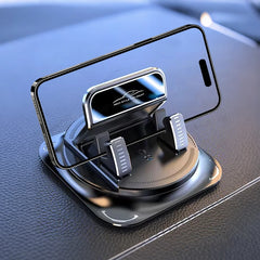 Car Phone Mount Silicone Dashboard Holder 360-Degree Rotation Navigation