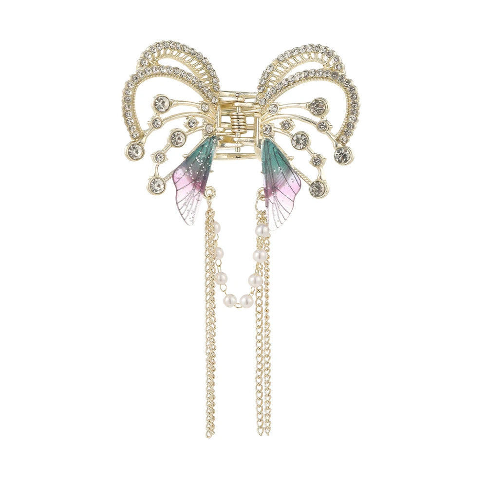 AWAYTR Shark Crab Clips Girls Hairpin Hair Accessories Korean Women Simple Hair Claw Cli detail view