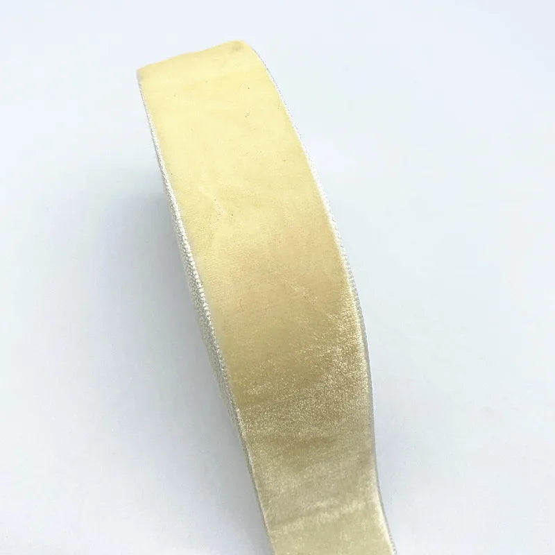 New 6-38mm Colour Single Face Line Velvet Ribbon for Bowknot Christmas Ribbon Party D alternate view