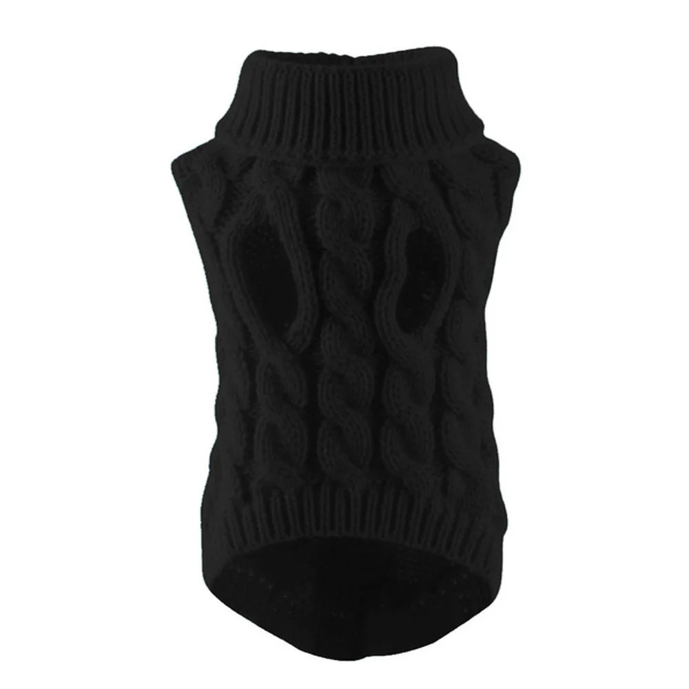Classic Solid Chihuahua Puppy Dog Sweater for Small Dogs Winter Warm Pet Clothes York alternate view