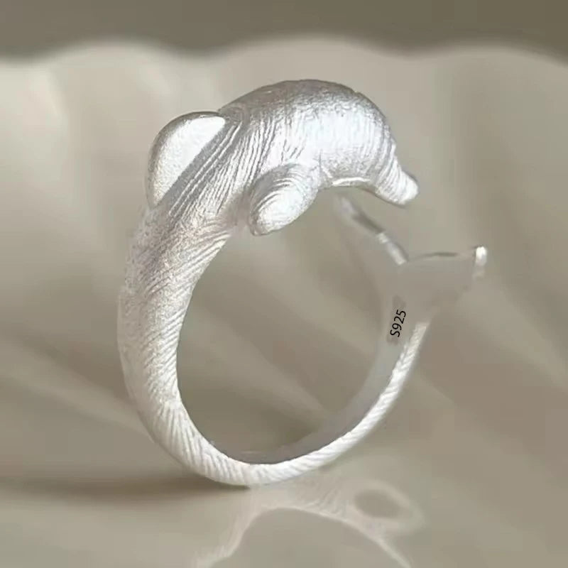 VENTFILLE 925er Sterlingsilber Blumen-Spitzenring | Koreanischer Mode-Ring mit verstellbaren Zirkonia