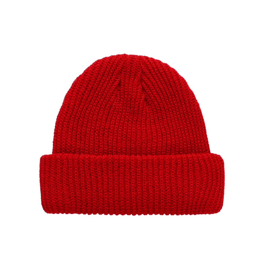 Baby Knitted Turban Hat for Boys Girls | Solid Color Winter Beanie alternate view