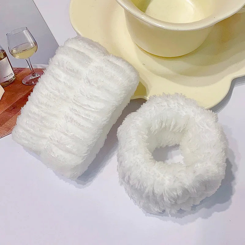 Wrist Washband Microfiber Wrist Wash Towel Band Wristband Scrunchies for Wash Face additional angle