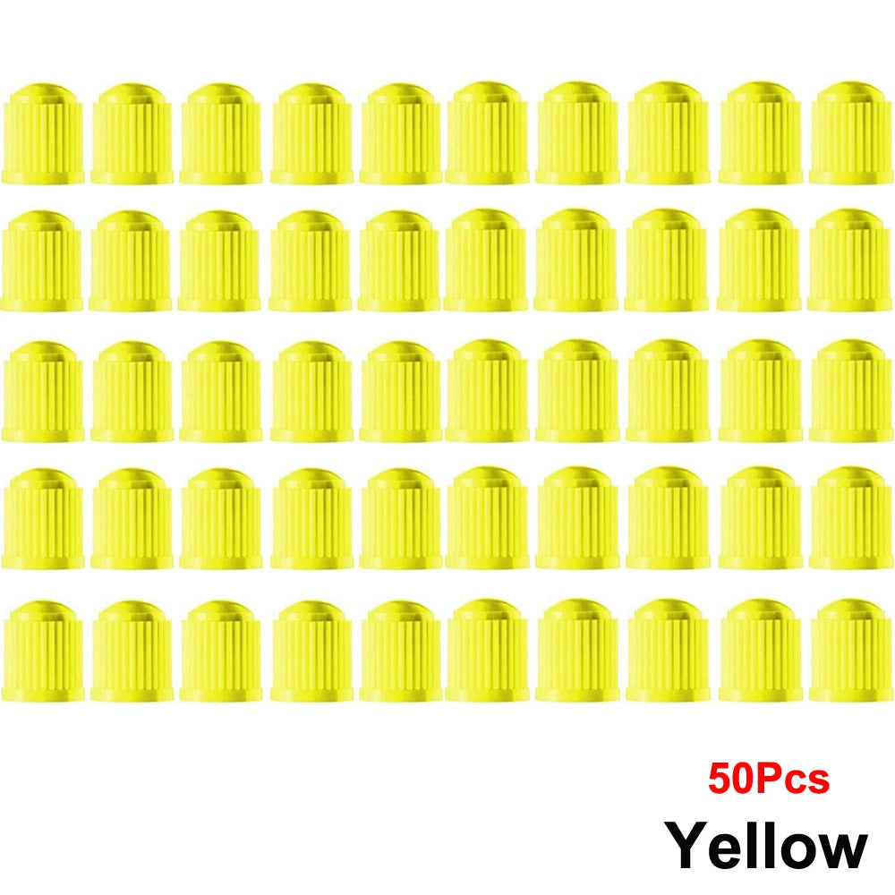 Plastic Tire Stem Valve Caps for Cars, SUVs, Trucks, Bikes and Motorcycles detail view