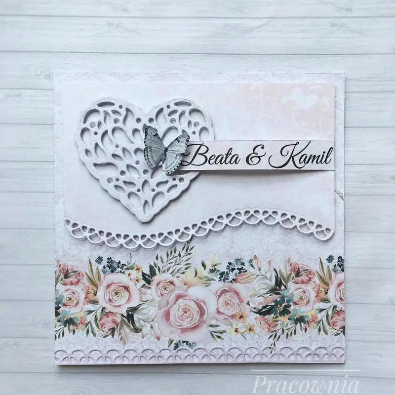 Lace Edge Border Metal Cutting Dies | Scrapbooking Craft Stencil lifestyle view