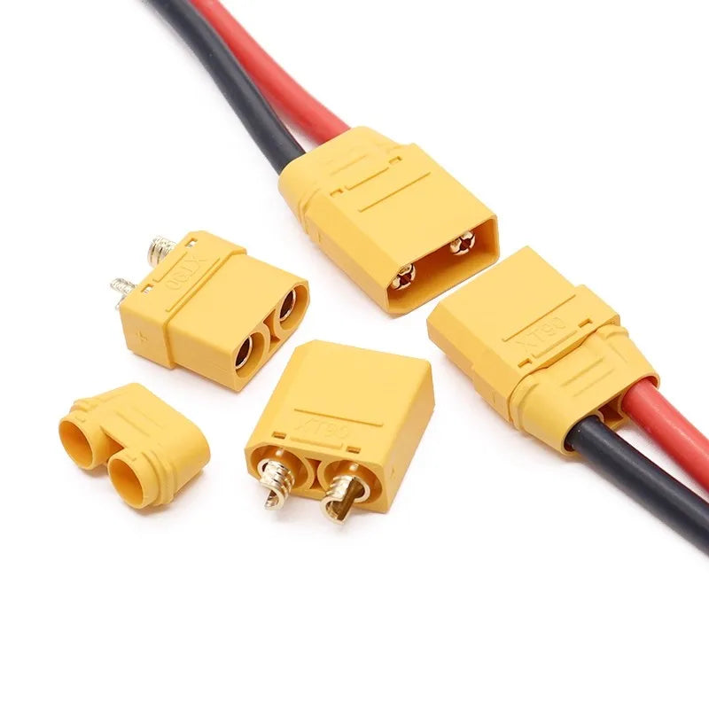 XT90 Plugs Male Female Connectors Copper Bullet Wire Connectors Welding Terminal Power P detail view