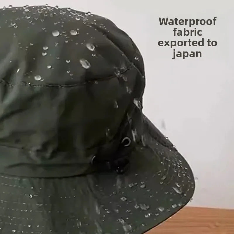 Waterproof Fisherman Hat | Sun Protection Bucket Hat for Outdoor Adventures detail view