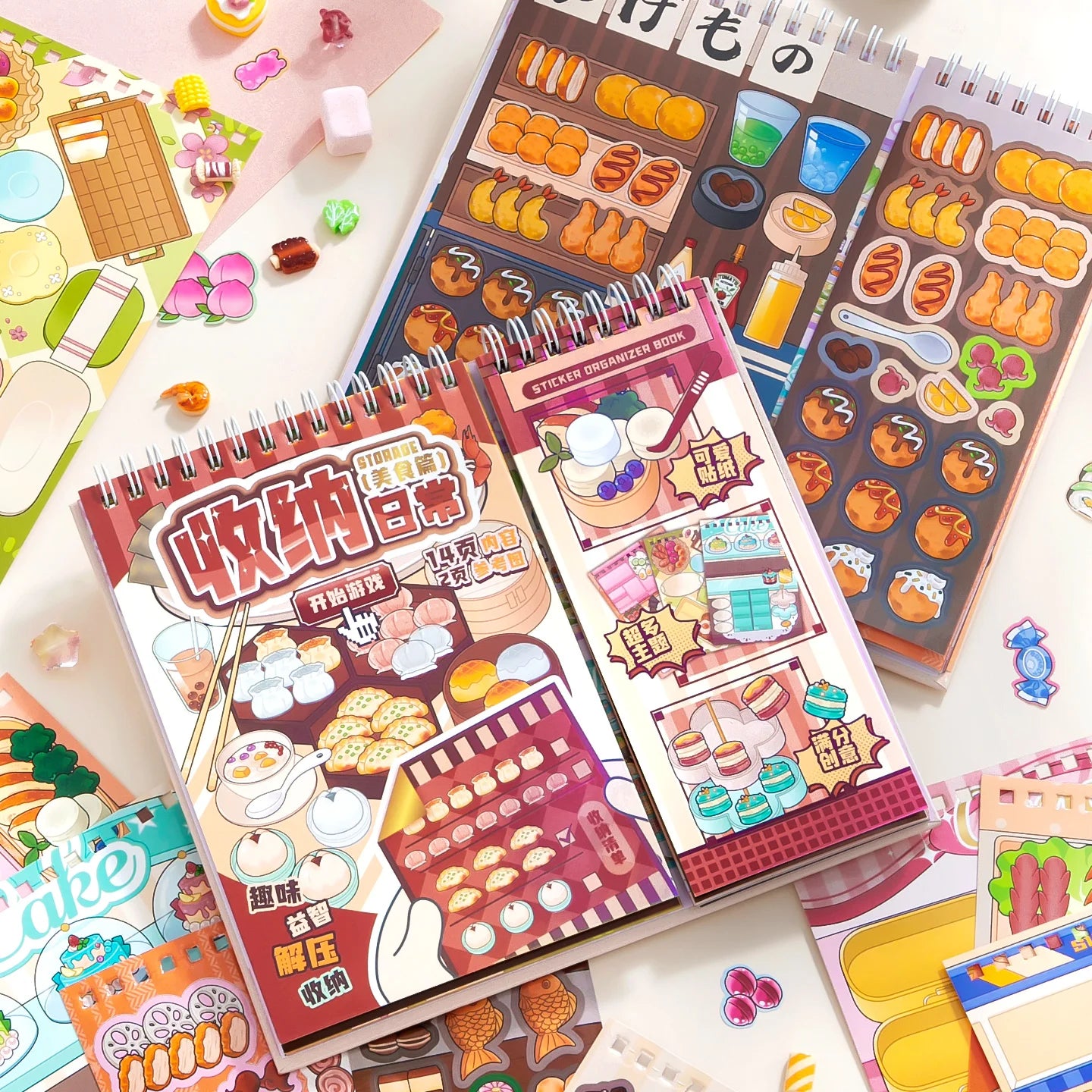 30pcs Daily Life Sticker Book | Organized Journal Supplies additional angle