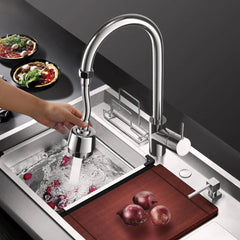 Universal Kitchen Faucet Adapter 360 Rotation Extender