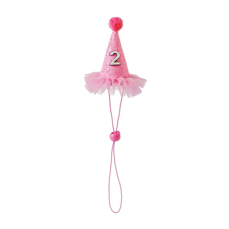 Funny Pet Party Hat | Dog Cat Birthday Cap for Small Pets detail view