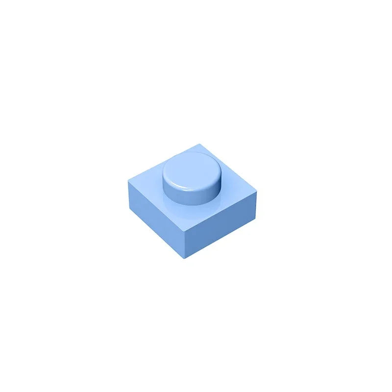 Gobricks GDS-501 Plate 1 x 1 | Compatible Building Block for Creative Builds additional angle