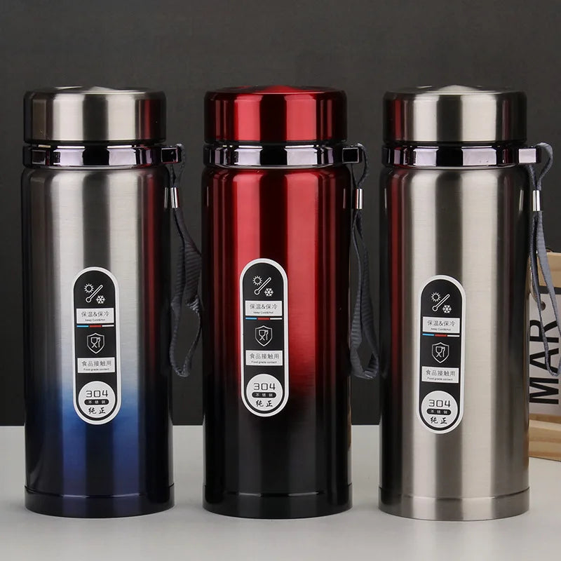Steel Vacuum Insulated Water Tumbler 800/1000ml Double Wall Leak-proof Travel Mug Wat alternate view