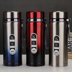 Steel Vacuum Insulated Water Tumbler 800/1000ml Double Wall Leak-proof Travel Mug Wat alternate view