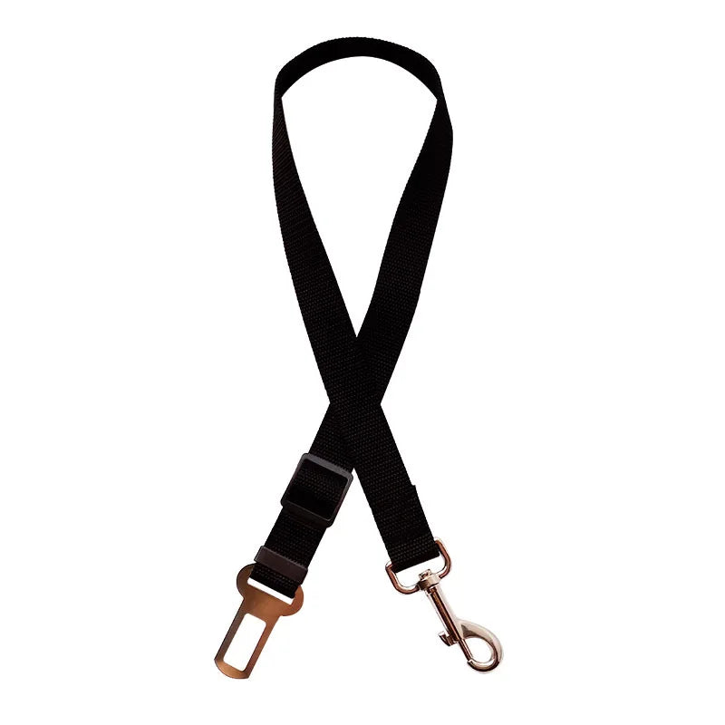 Adjustable Dog Harness Pet Seat Belt with Lead Clip additional angle