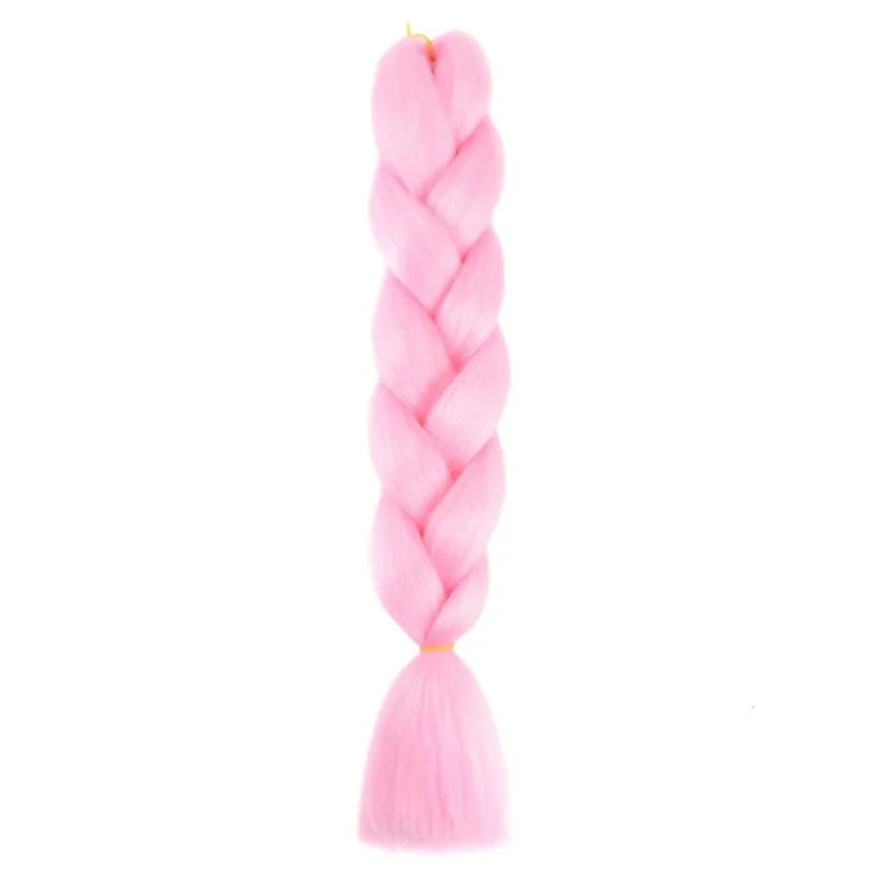 Synthetic 24Inch Jumbo Braids Extensions Long Yaki Straight Braiding Hair Afro Ombre alternate view
