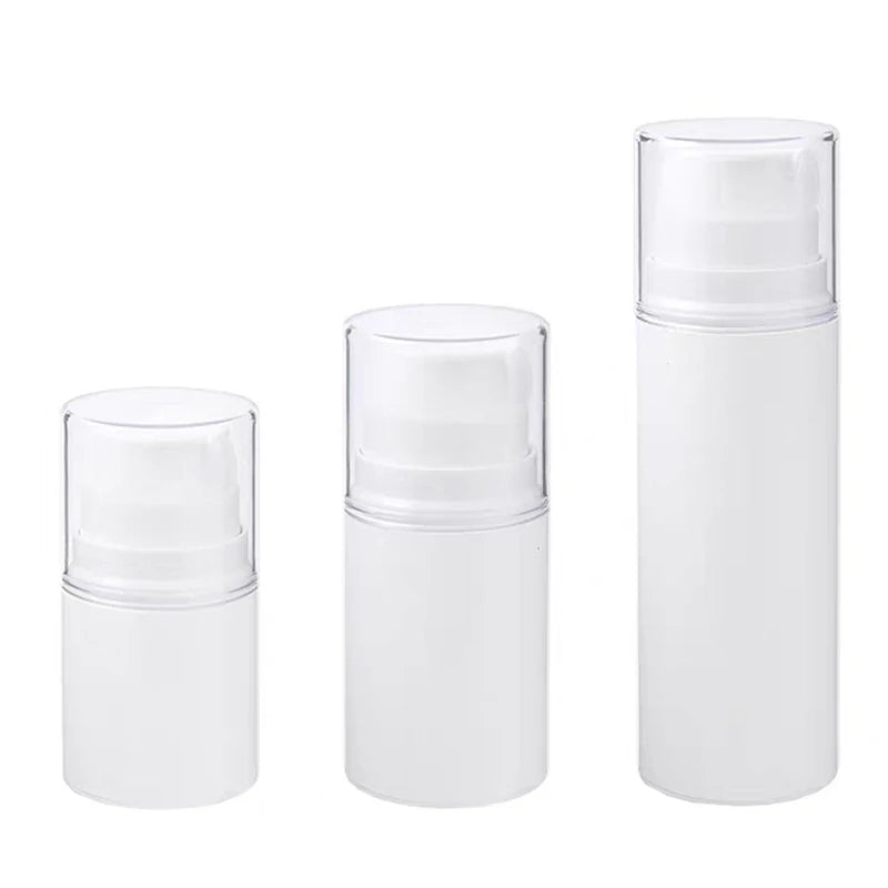 1Pcs 30/50/100ml Portable Travel Empty Airless Pump Jar Cream Dispenser Refillable additional angle