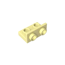 Gobricks GDS-643 Bracket 1 x 2 - 1 x 2 Inverted | Compatible Building Block for Lego 9 close-up view