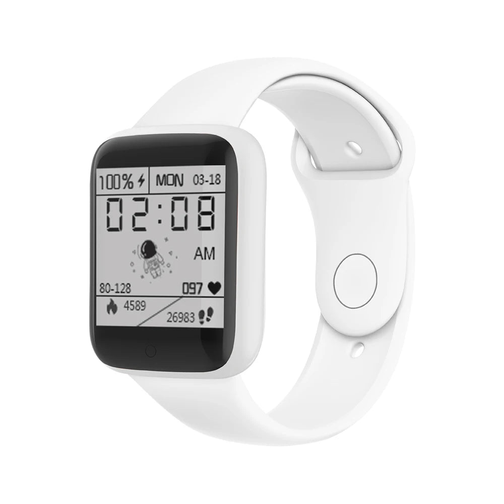 Bluetooth Smart Watches For Women Men Networked Phone Control Music Smartwatch Fitness close-up view