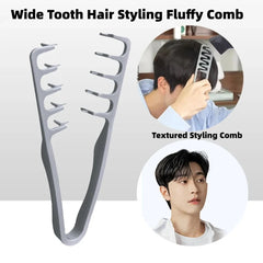 New Volumizing Wide-Tooth Hair Styling Comb Textured Styling Comb Korea Style Seam Co alternate view