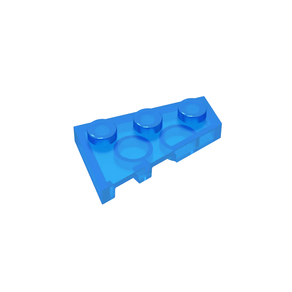 Gobricks GDS-547 Wedge Plate 3 x 2 Right | Compatible Building Block for DIY Creation lifestyle view