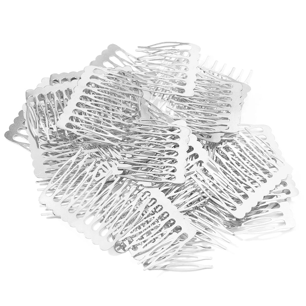 10pcs/lot Rhodium/Bronze Gold Color Bridal Hairpins Hair Combs Accesorio Pelo Alambre for Wedding Hair Pins Charm Accessories