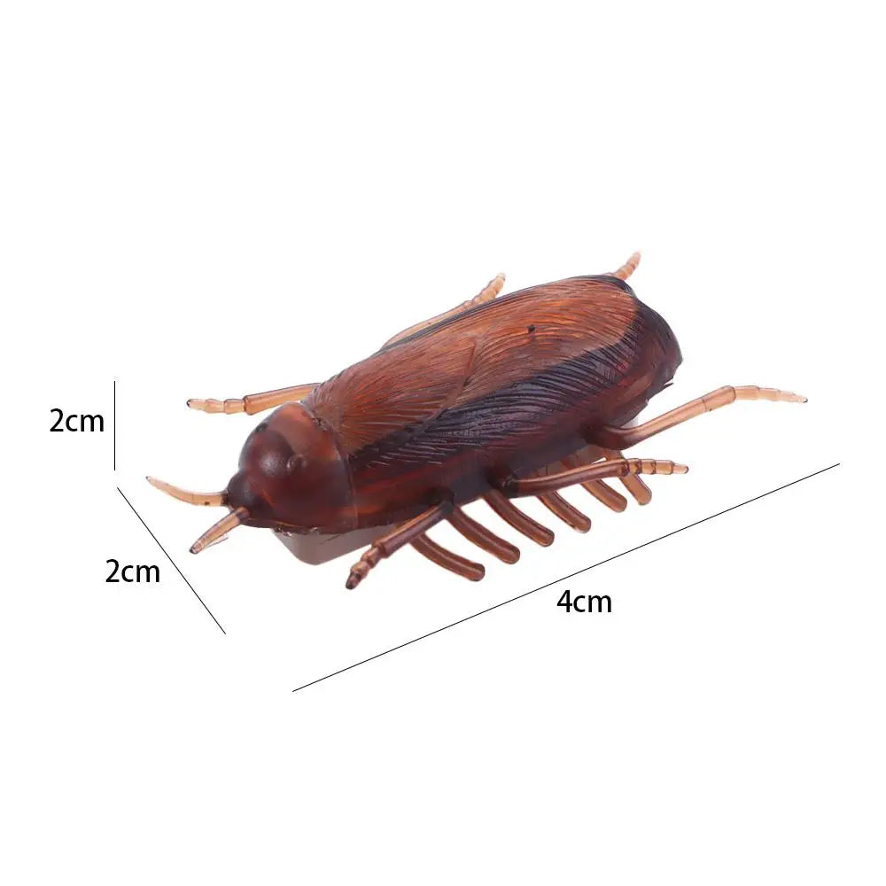 Electric Crawling Cockroach Toys Funny Simulation Fake Roach Prank Toys Trick Joke additional angle