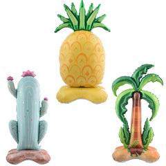 1pc 150cm Stand Coconut Tree Pineapple Balloon | Hawaii Summer Party Decoration