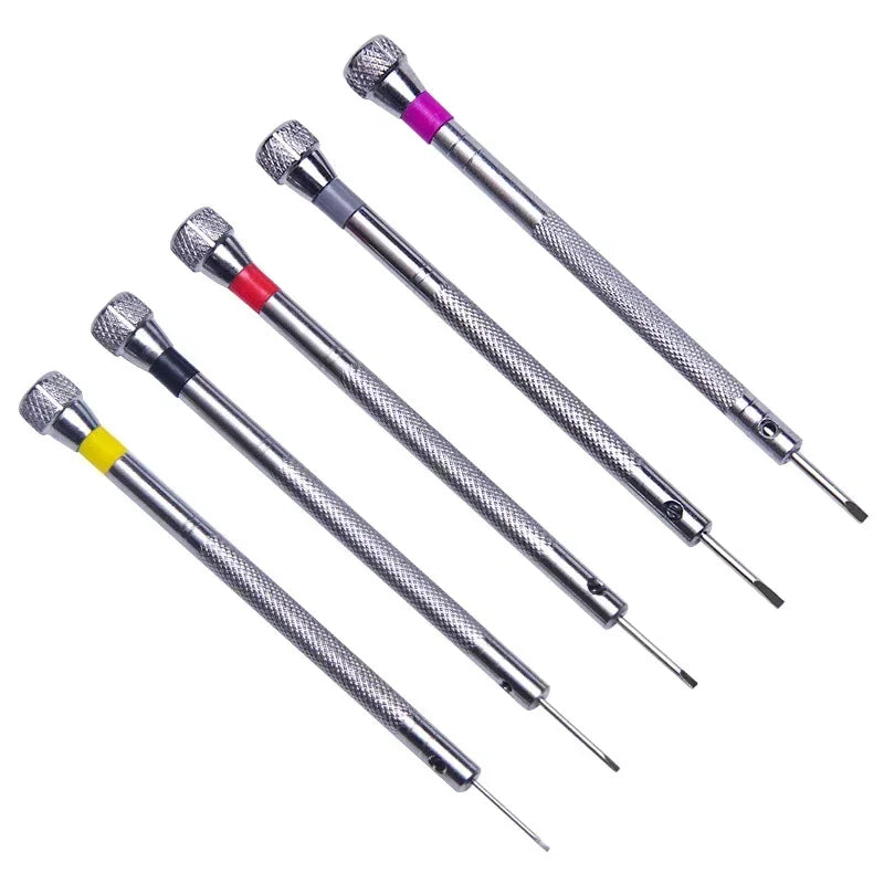0.8-1.6mm Steel Screwdriver Set for Watch Repair | Portable Watch Band Removal Tool with Mini Link P