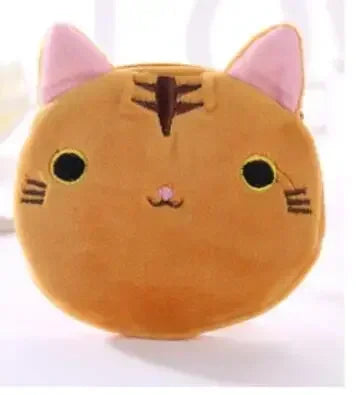 Cute Animal Plush Coin Purse | Zipper Change Purse with Keychain Mini Wallet additional angle
