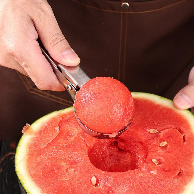 Stainless Steel Ice Cream Spoon Multifunctional Spoon for Ice Cream Dual-Purpose Sc additional angle