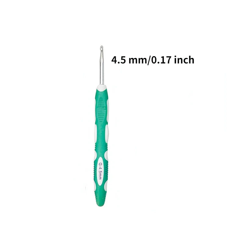 1pc/9pcs Sewing & Knitting Supplies Ergonomic Crochet Hook Set Crochet Needles Knitting detail view