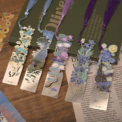 Separator Books Metal Bookmark Bulk Hollow Metal Book Accessories Student Reading Mark S detail view