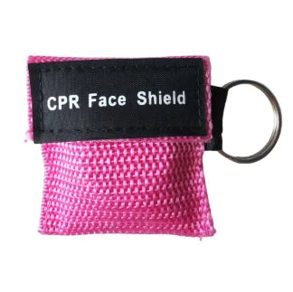 Compact CPR Face Shield Keychain | Portable Emergency Resuscitator Mask additional angle