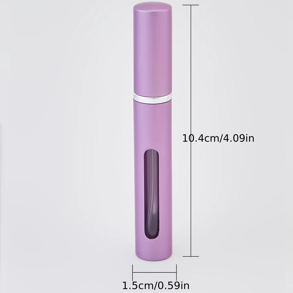 4pcs 4 Accessories Refillable Glass Perfume Bottles with 4 Spray Bottles, 2 Funnels, lifestyle view