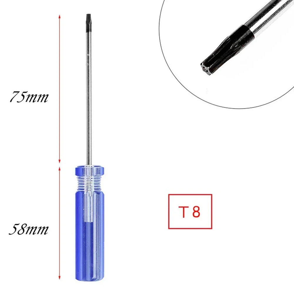 Torx Security Screwdriver Set T6 T8 T9 T10 | Xbox PS3 Repair Tool close-up view