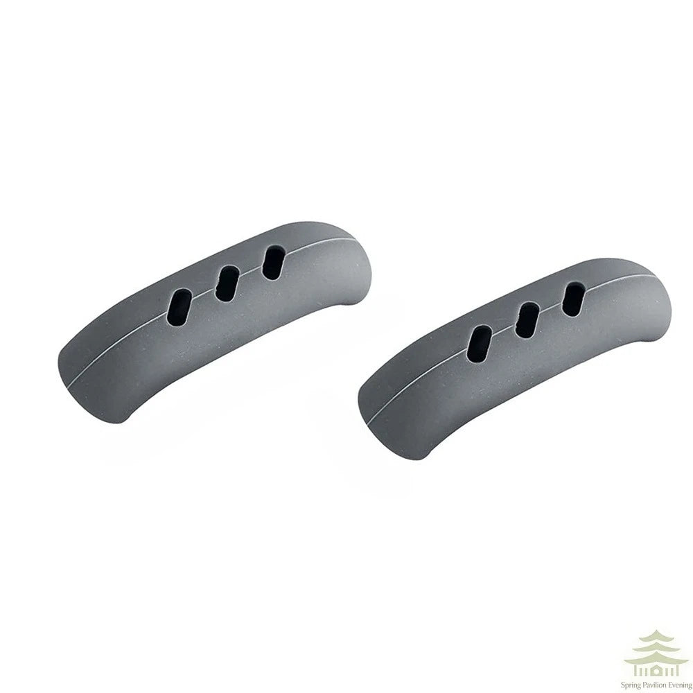 2Pcs Silicone Pan Handle Cover Heat Insulation Assist Handle Holder Grip Sleeve Kit additional angle