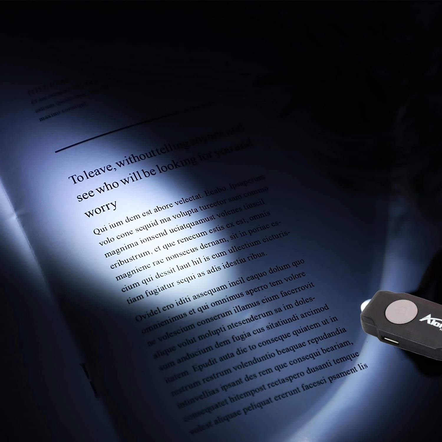 Mini LED Keychain Light | USB Rechargeable Compact Flashlight additional angle